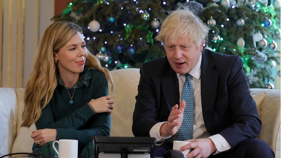 Boris and Carrie Johnson