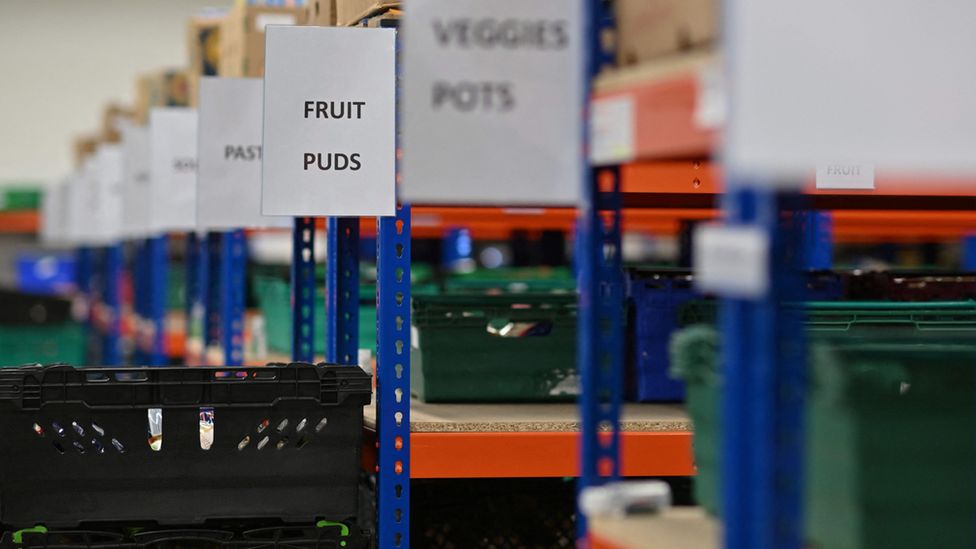 Trussell Trust food bank stores