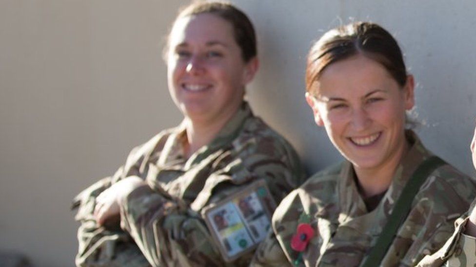 Female soldiers in Afghanistan