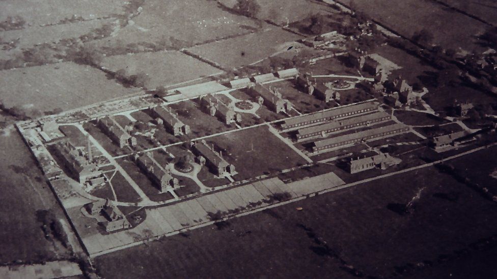 Aerial view of Heartlands in 1921