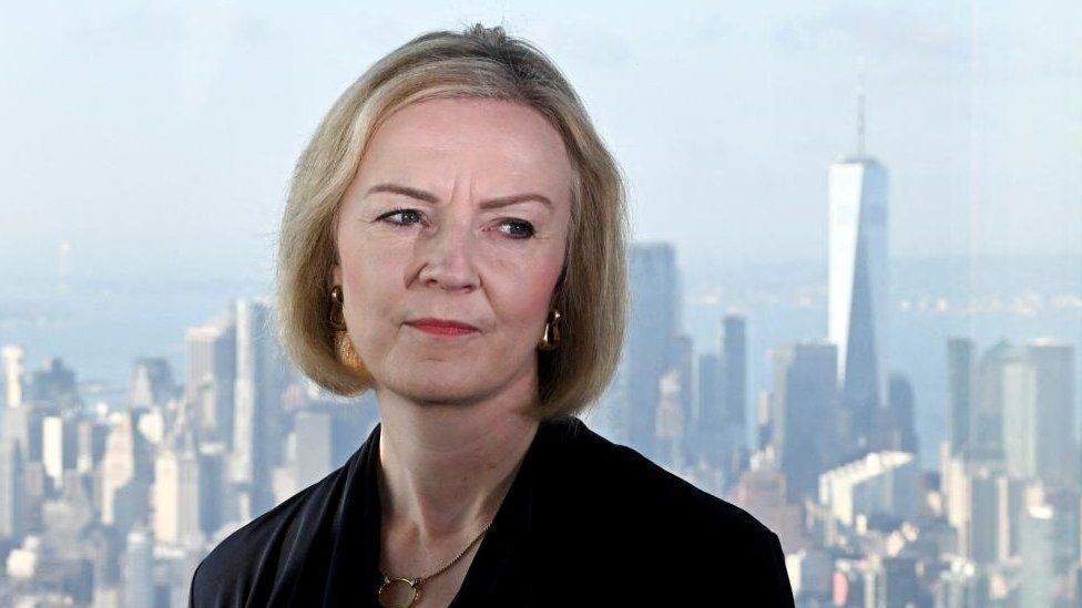 Former prime minister Liz Truss