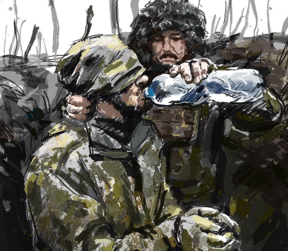 Xu Weixin drawing of the war