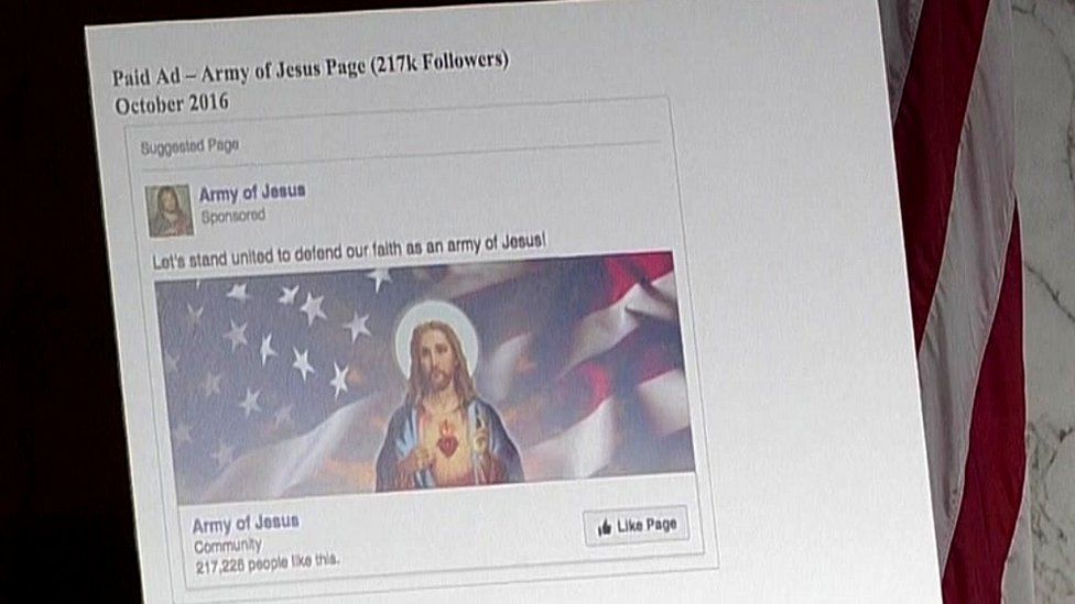 Army of Jesus Facebook page