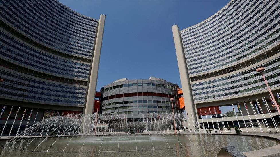 File photo of the headquarters of the International Atomic Energy Agency (IAEA) in Vienna, Austria (20 June 2019)