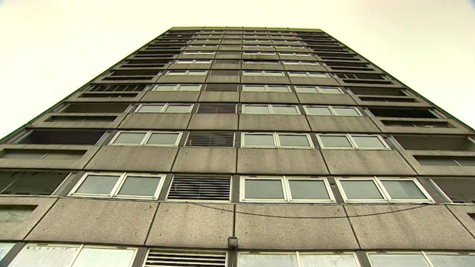 The tower block