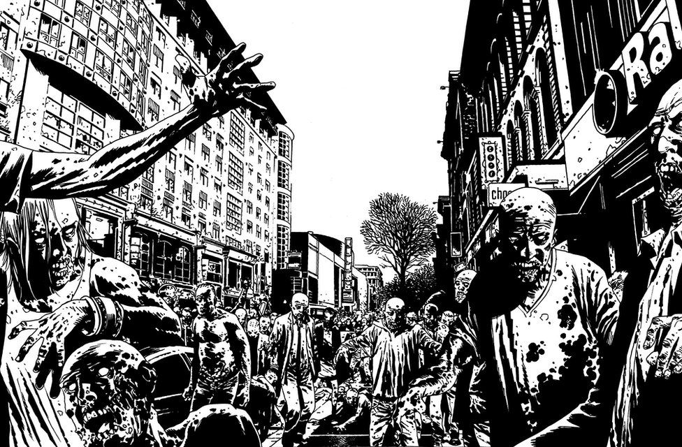 Charlie Adlard Walking Dead artwork