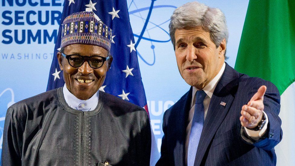 Muhammadu Buhari and John Kerry