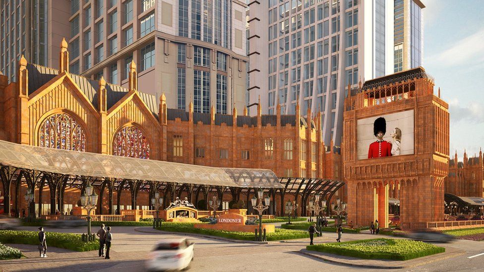 The Londoner hotel is currently being built in Macau.