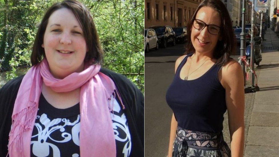 Laura Cosbie before and after losing 9st