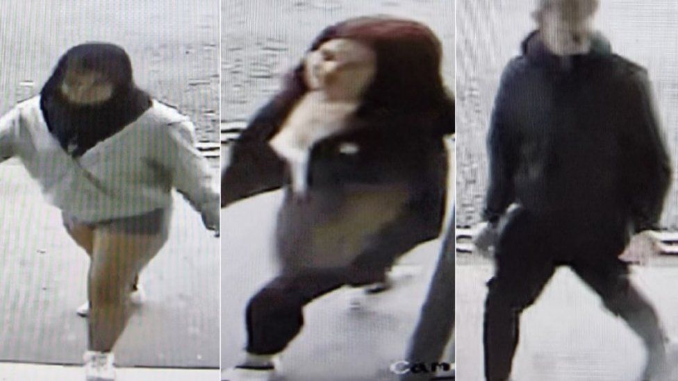 Police have asked for the public's help to identify three people