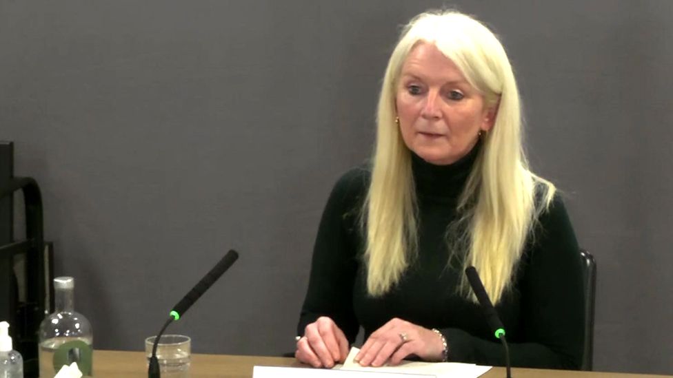 Lisa Brennan at the inquiry