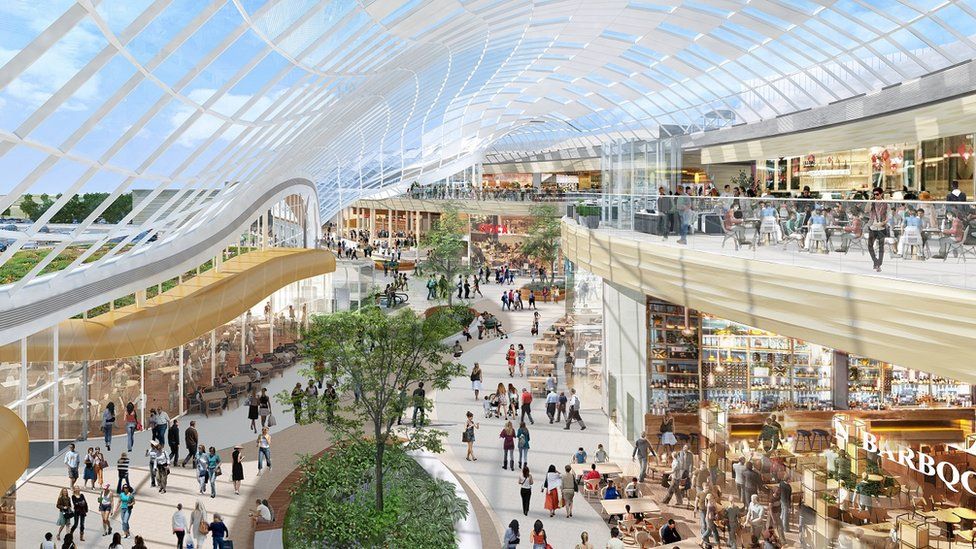 Sheffield Meadowhall Submits Plans For 300m Leisure Hall BBC News    92304406 Meadowhall 