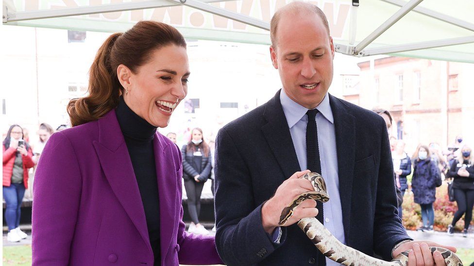 Duke and Duchess of Cambridge visit Magee University