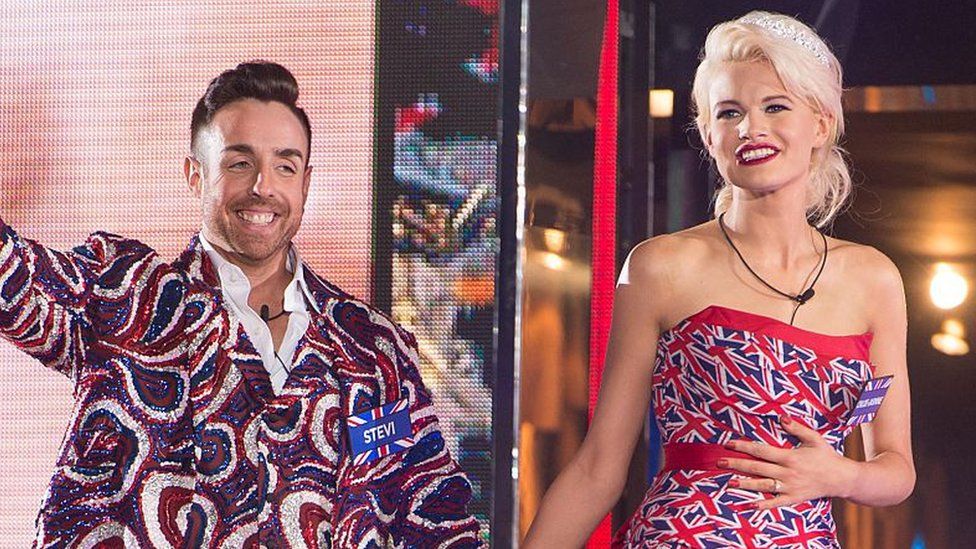 Stevi Ritchie and Chloe Jasmine entering the Celebrity Big Brother house in 2015