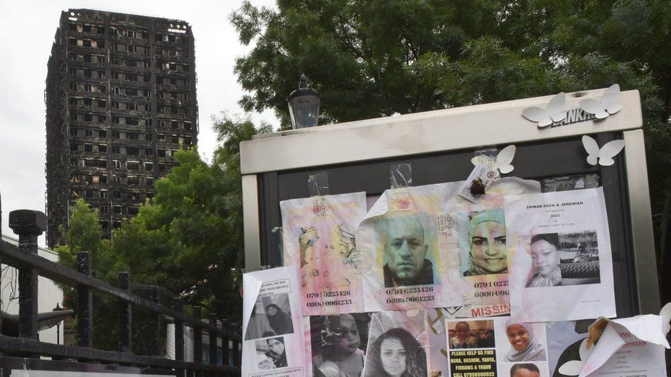 Grenfell tower and missing posters