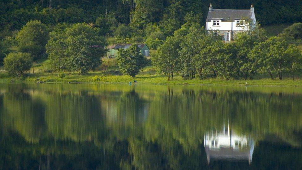 House on a loch