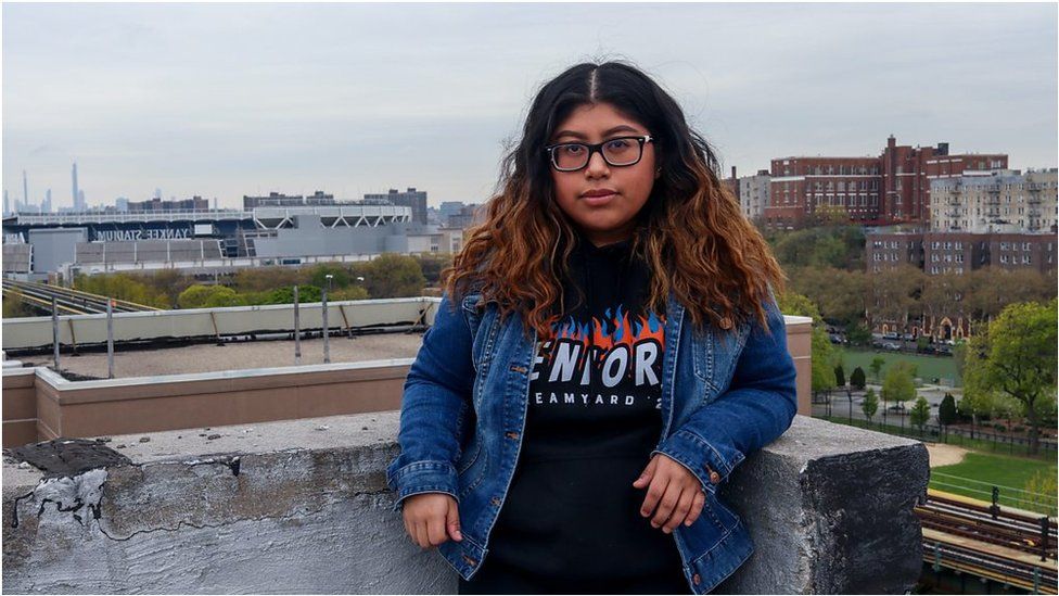 Ana Carmona was quarantined with her undocumented parents in NYC, when she got some big news.
