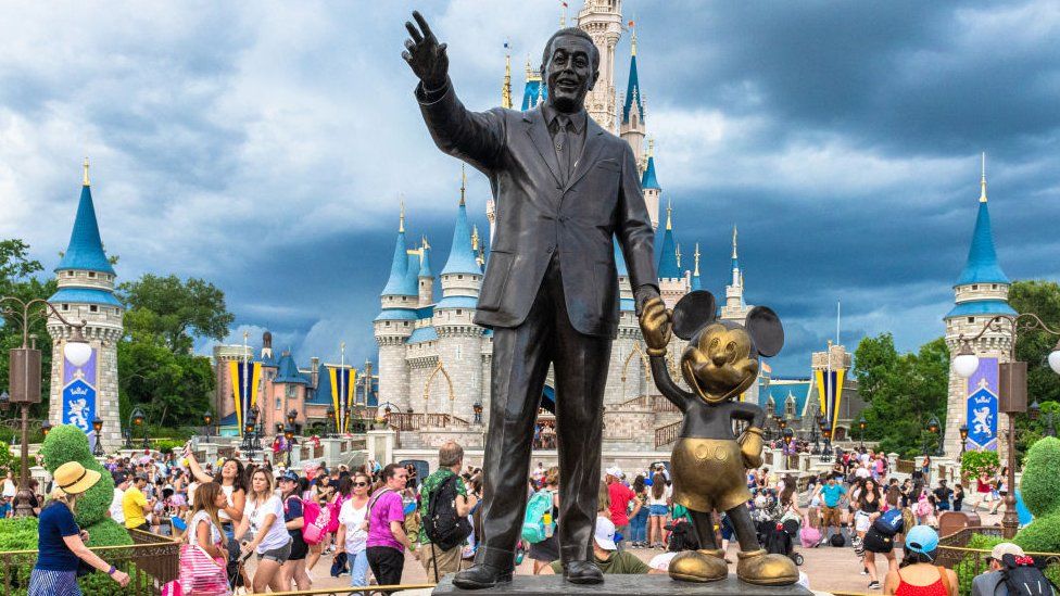 Disney World statue