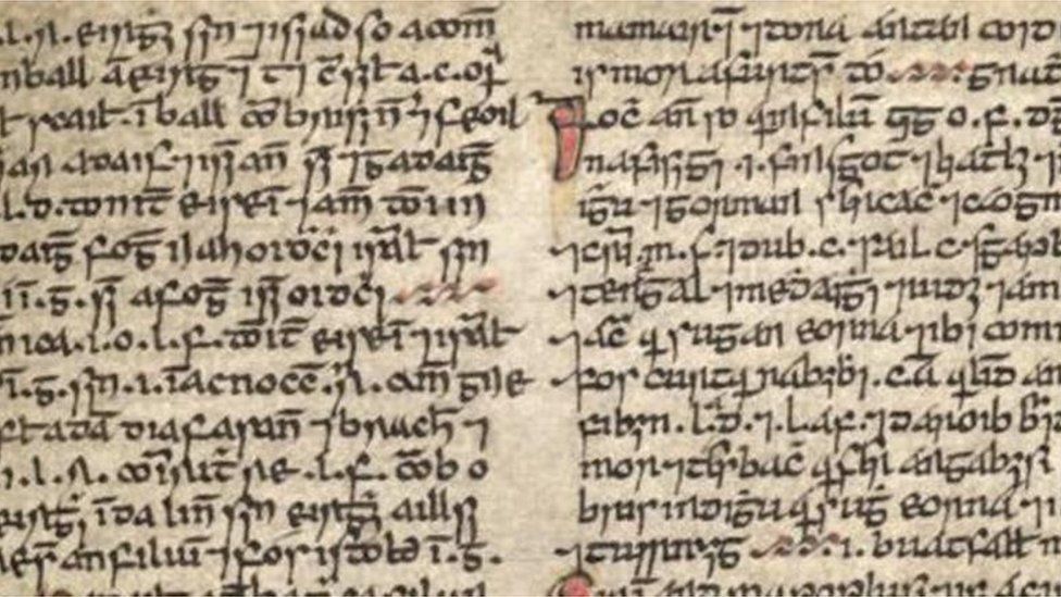 National Library of Ireland manuscript