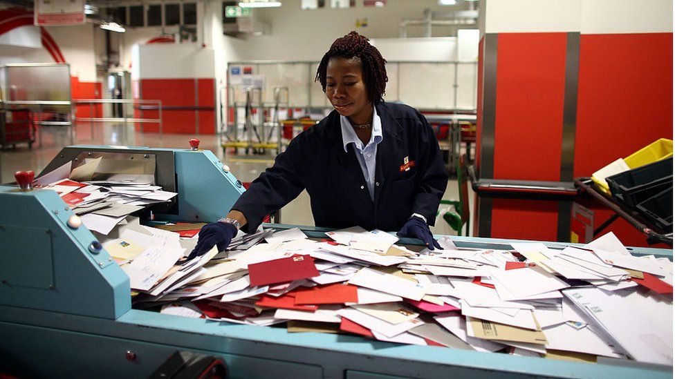 Royal Mail sorting office