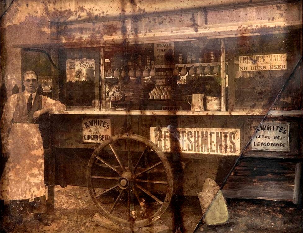 Coffee stall in 1920