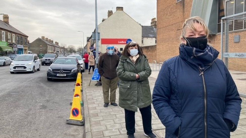 Covid Vaccination Queues Due To It Issues In Cardiff And Vale Bbc News