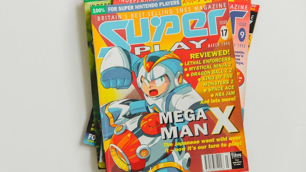 Mega Man cover, Super Play magazine