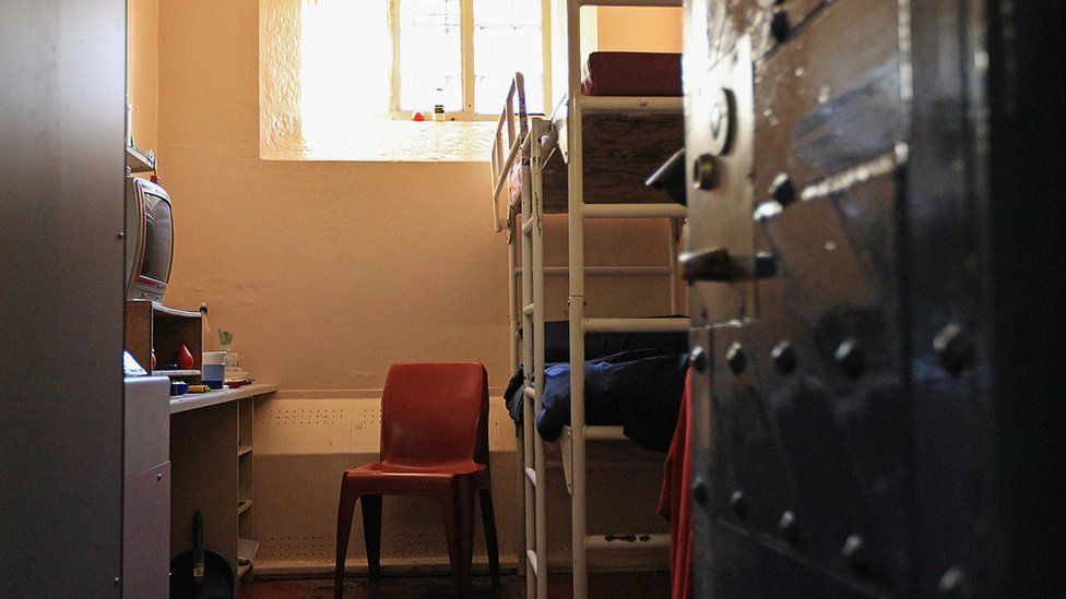 Prison cell in Barlinnie