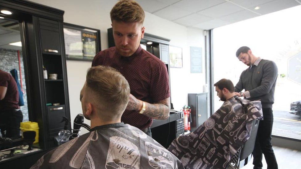 Newcastle Under Lyme Barber Has Nearly 600 Bookings BBC News    112665806 Barbers1 