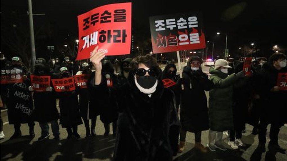 Protest against Cho