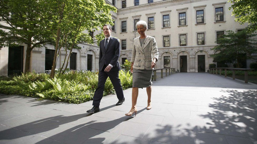 Christine Lagarde and George Osborne