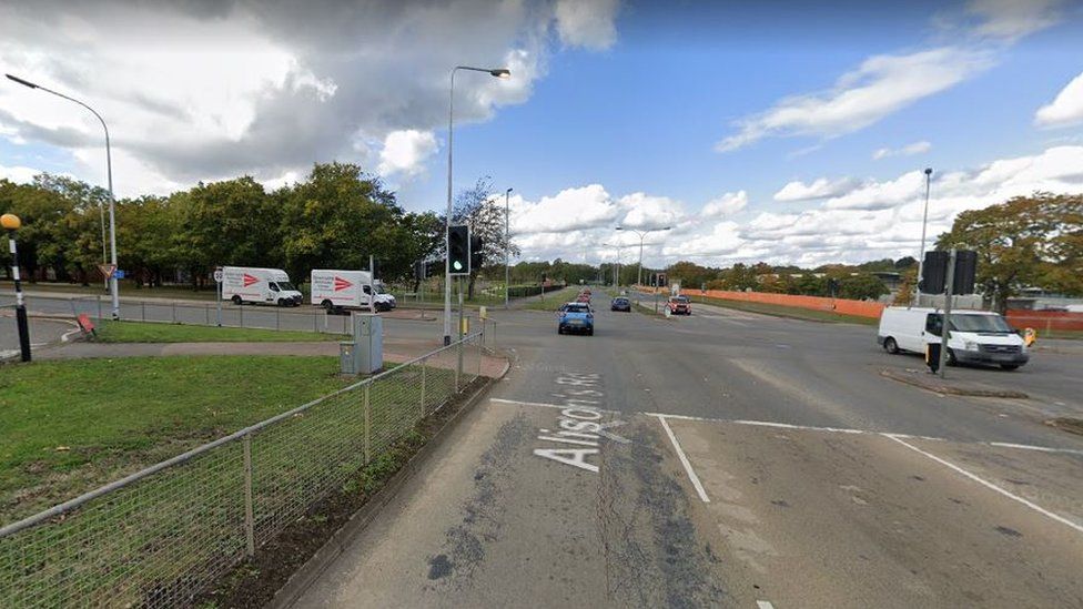 Arrest as biker 'assaulted' before crashing in Aldershot BBC News