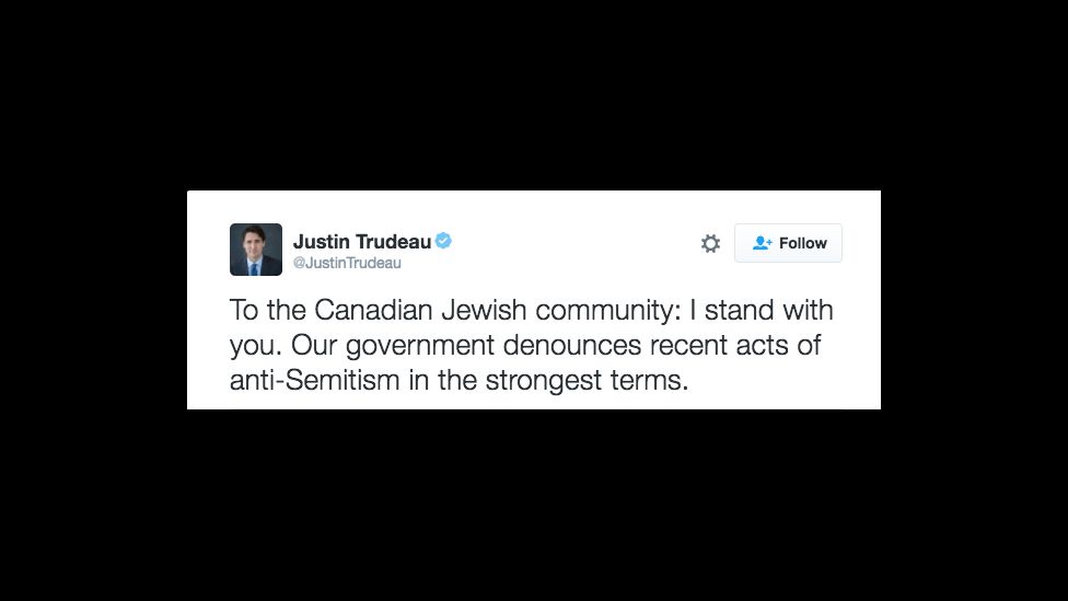 Trudeau Condemns Recent Anti-Semitism In Canada - BBC News