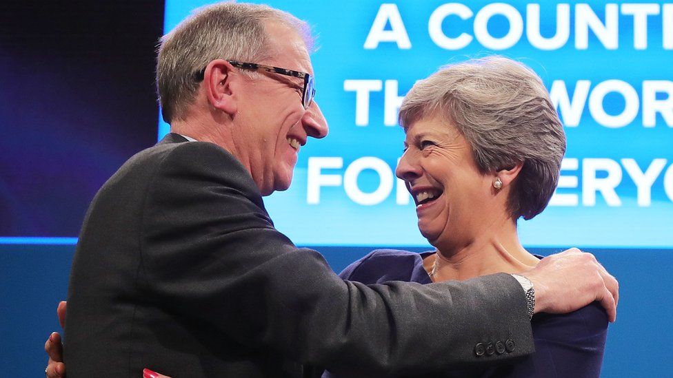 Philip and Theresa May 2017 Conservative conference