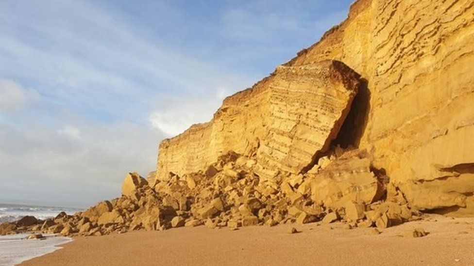 Dorset Coast rockfall