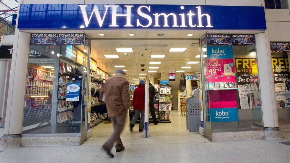 WH Smith store front