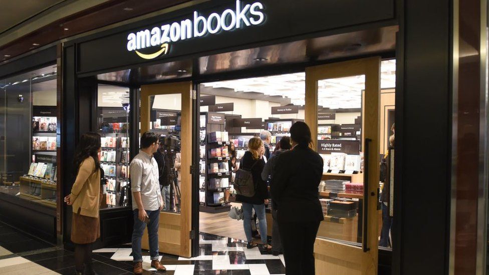 Amazon books shopfront
