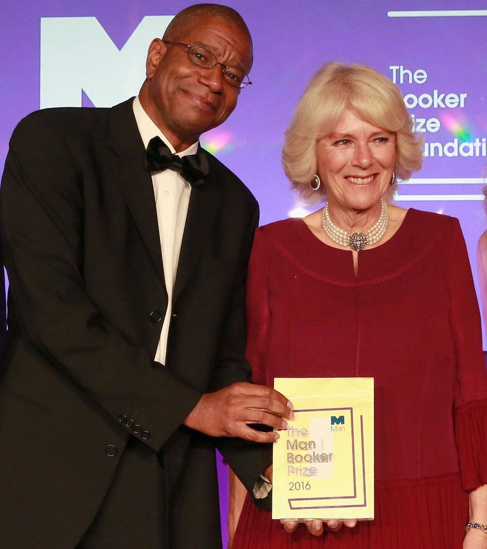 Paul Beatty with the Duchess of Cornwall