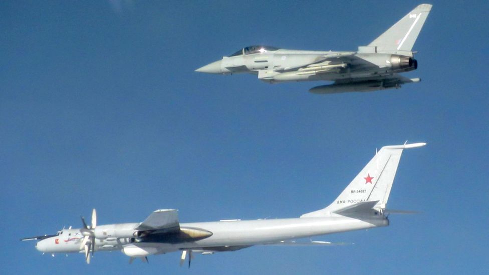 UK jets intercept Russian planes near British airspace