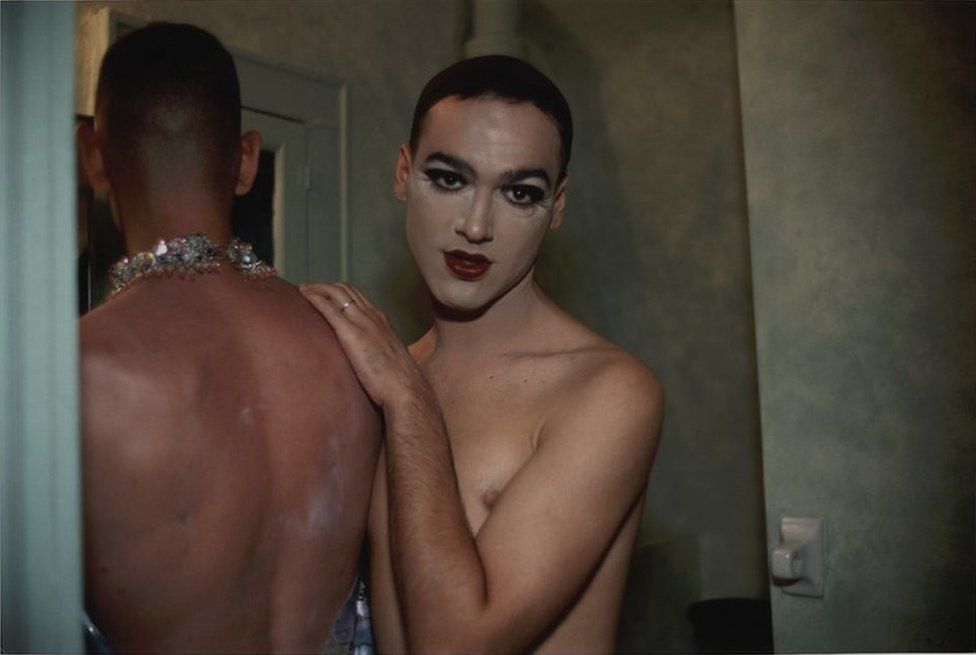 Nan Goldin, Jimmy Paulette and Taboo! In the Bathroom, 1991