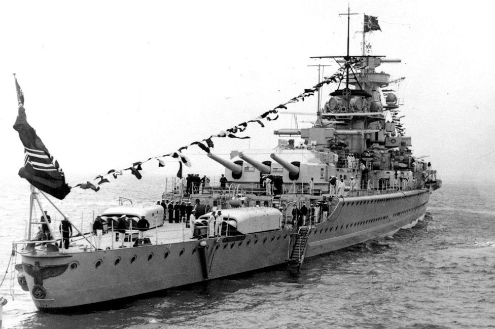 Archive photo of the Admiral Graf Spee