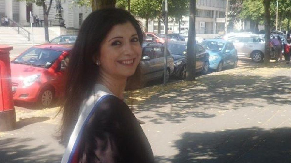 Dr Talabani on her graduation day