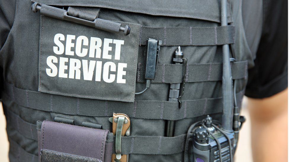 A secret service bullet proof vest