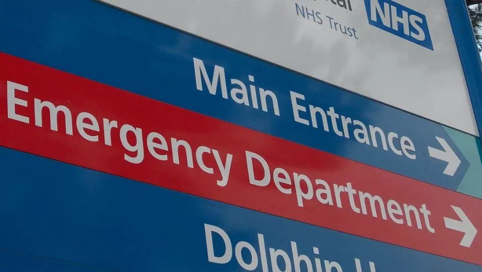 Emergency department sign