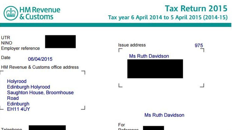 Tax return Ruth