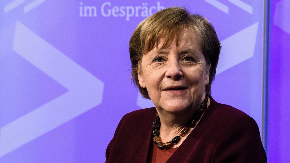 Image shows Angela Merkel