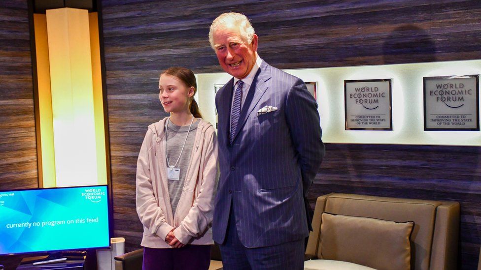 The Prince of Wales and Greta Thunberg