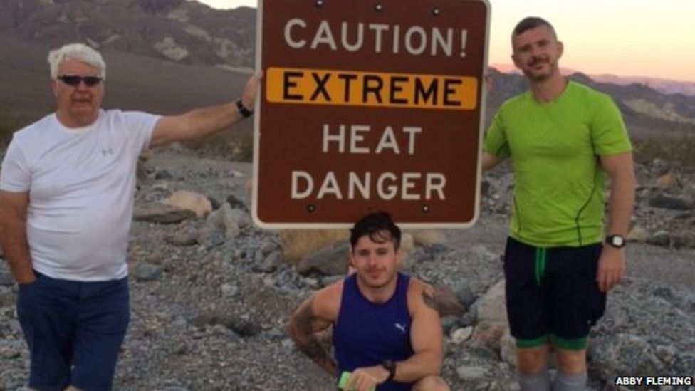 Extreme Runner Rhys Jenkins Completes Death Valley Ultra Bbc News