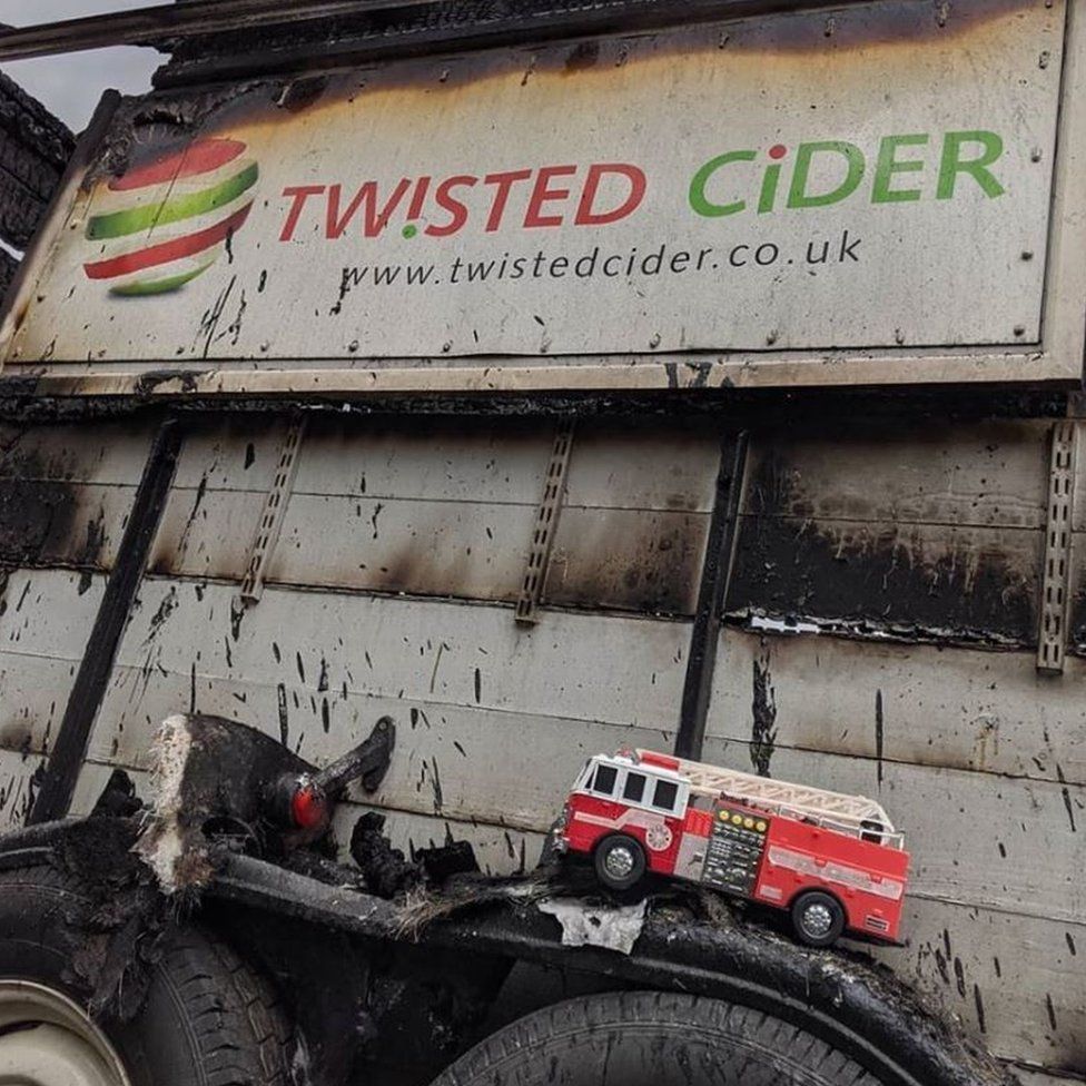 Fire at Twisted Cider
