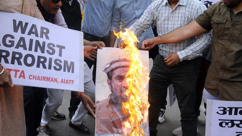 There were protests in India in 2015 against Lakhvi's release